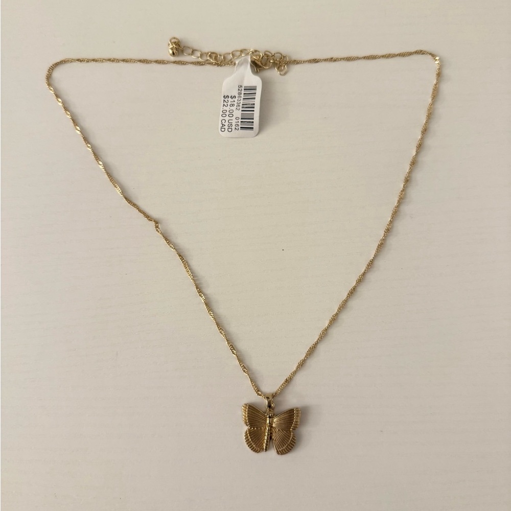 Urban outfitters jewelry - NWT butterfly necklace